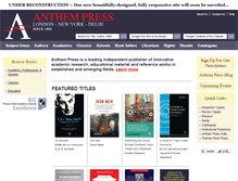 Tablet Screenshot of anthempress.com